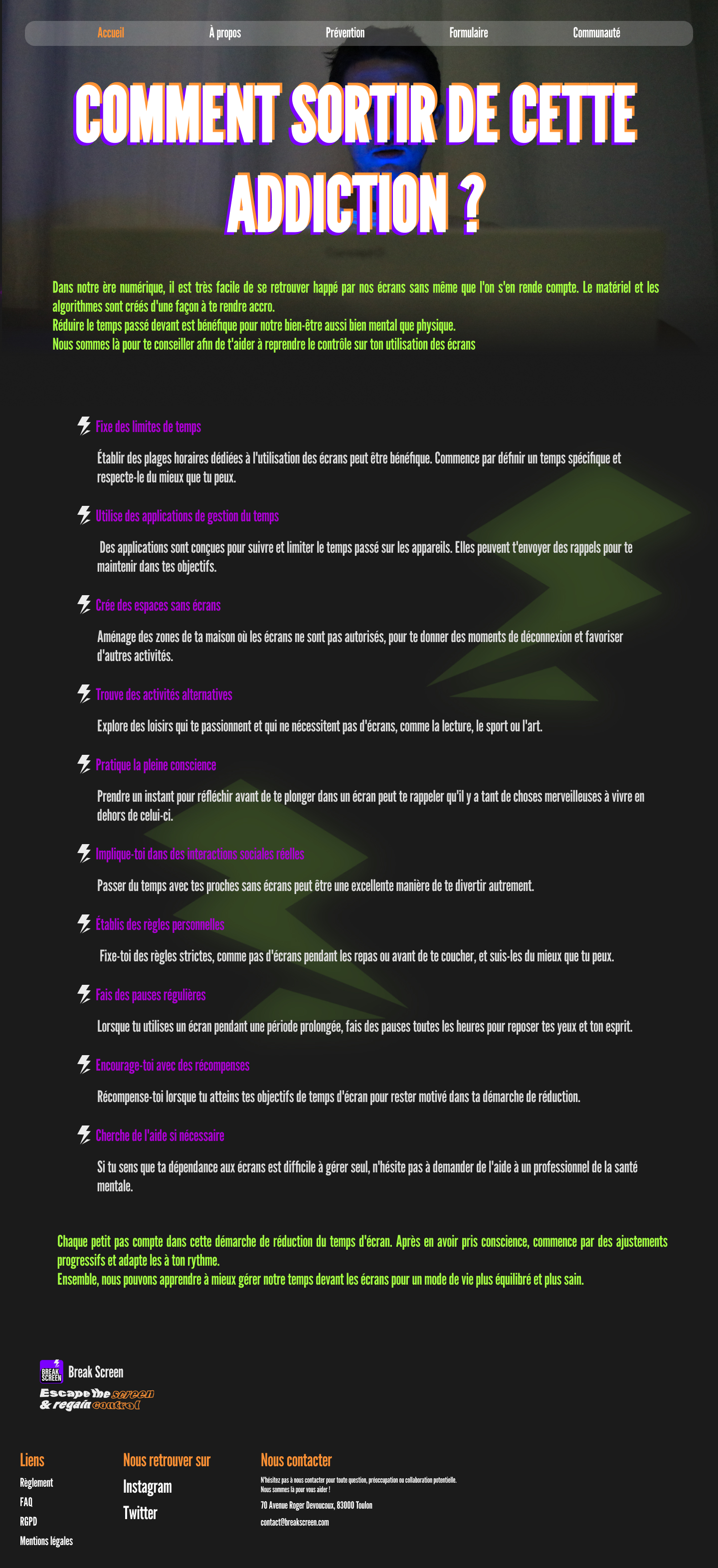 Break Screen - Gallery 9